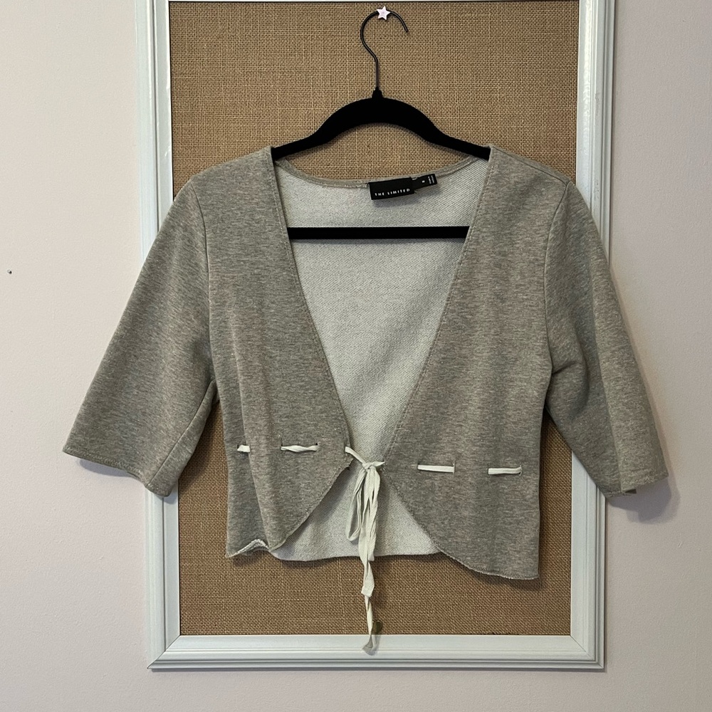 Cropped sparkle sweater. Size medium.